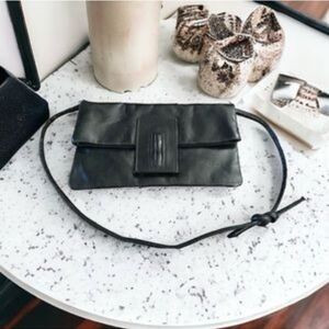 Blaque Shoulder Handbag in Cow Leather